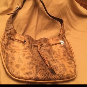 Snake skin Gucci purse
